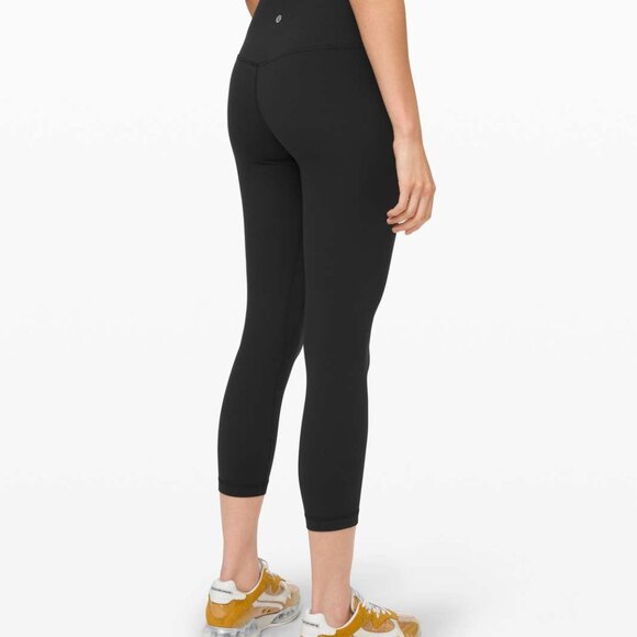New Lululemon Align HR Crop 23" Black Size 4 - Picture 2 of 5
